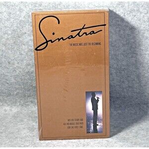 Sinatra 1992 VHS 2 Tape Set Frank Sinatra Life Story Factory Sealed In Box